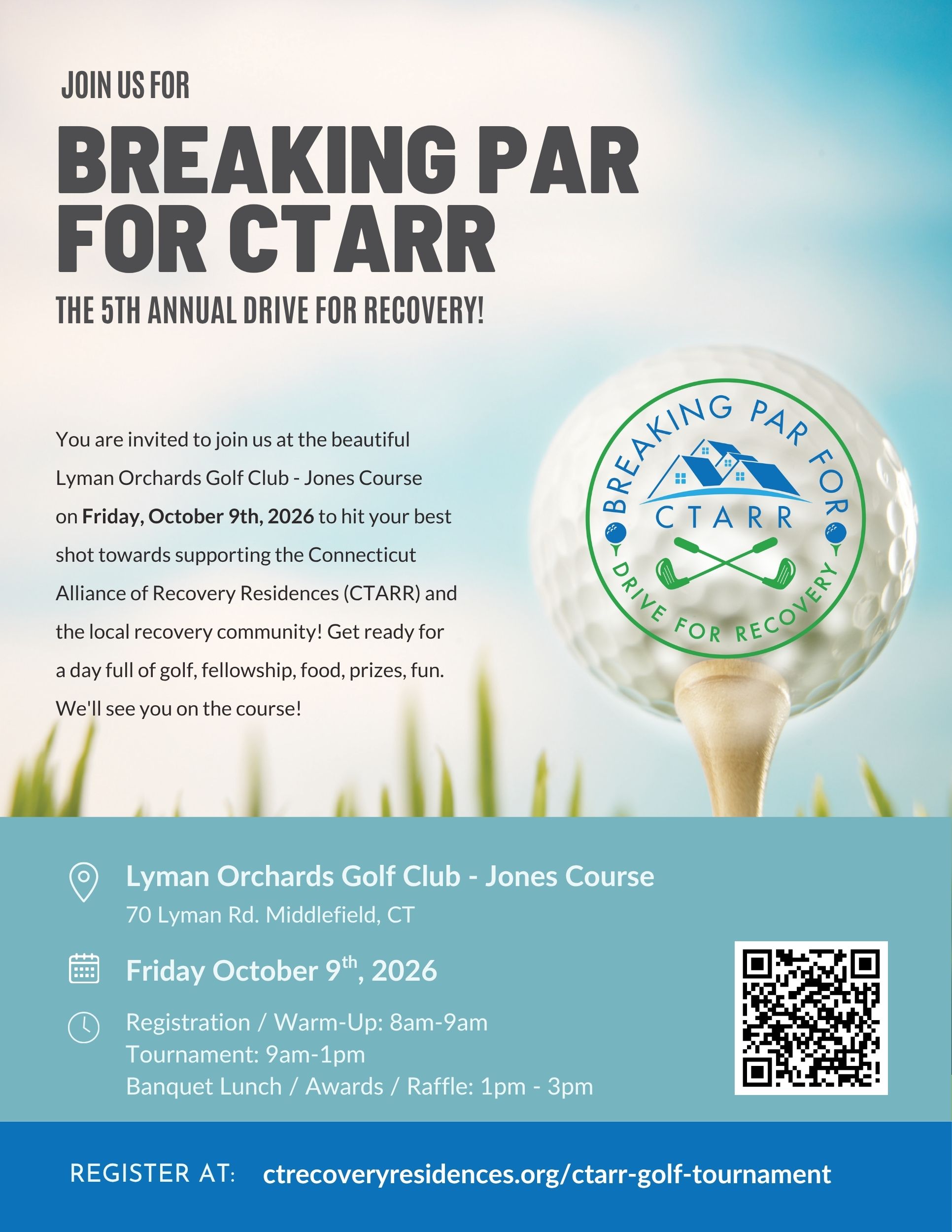 CTARR annual golf flyer 2026